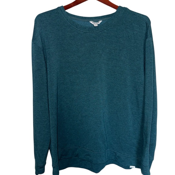 Orvis Tops - Orvis Pullover Sweater: Teal Tops - Women's Size X-Large